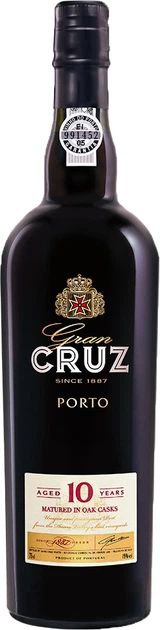 Вино Порто Круз 10 років чер, кріп 19% 0,75л